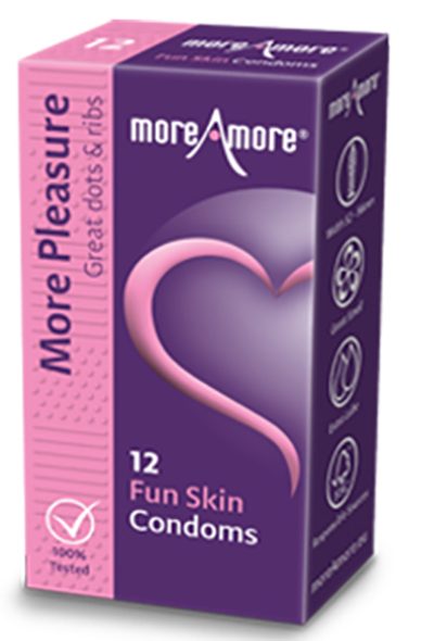 MoreAmore Prezerwatywy Fun Skin