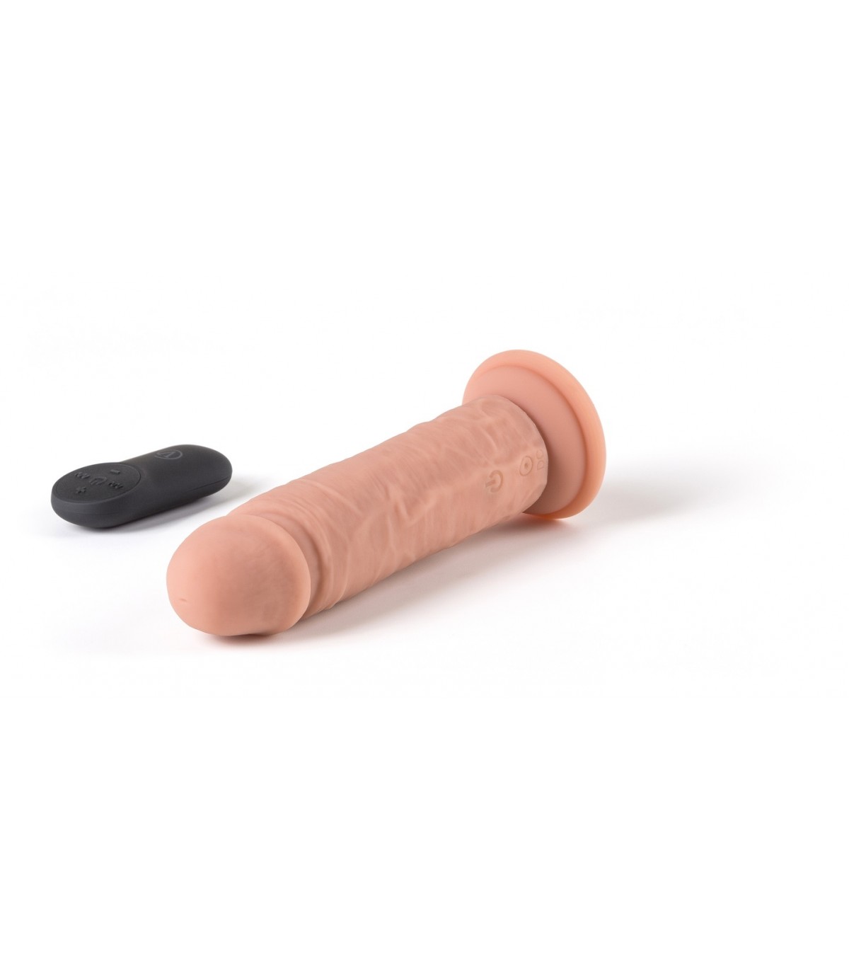 REALISTIC VIBRATOR ""R11"" FLESH 14.4CM W/ REMOTE CONTROL - obrazek 2