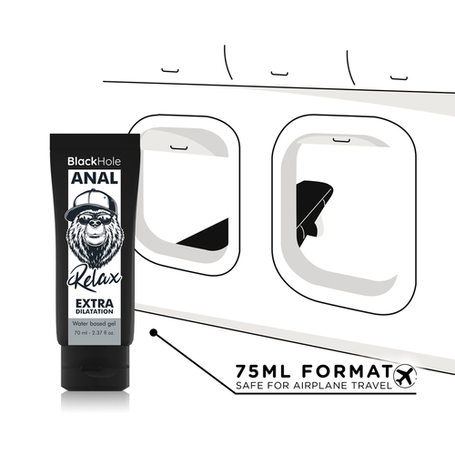BLACK HOLE - ŻEL DO ROZSZERZANIA ODBYTU NA BAZIE WODY 70 ML - obrazek 2