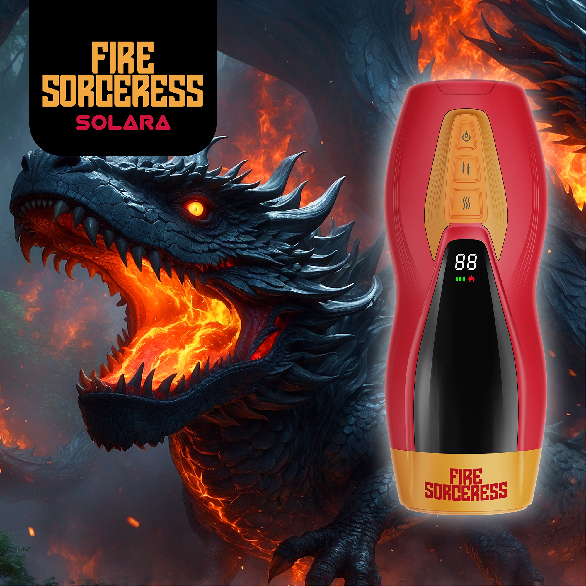 Solara - Fire Sorceress - Multi Function Masturbator - obrazek 15