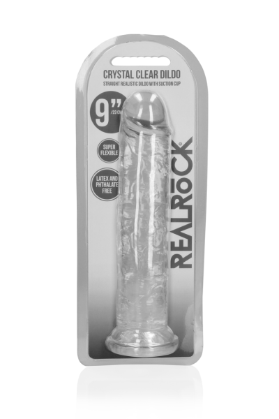 Straight Realistic Dildo with Suction Cup – 9” / 23