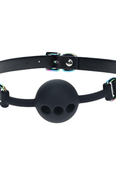 Venice Collection – Silicone Ball Gag – Black