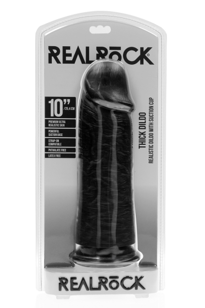 Extra Thick Straight without Balls 10 / 25,4 cm – Black
