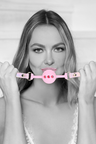 Paris Collection Silicone Ball Gag Pink