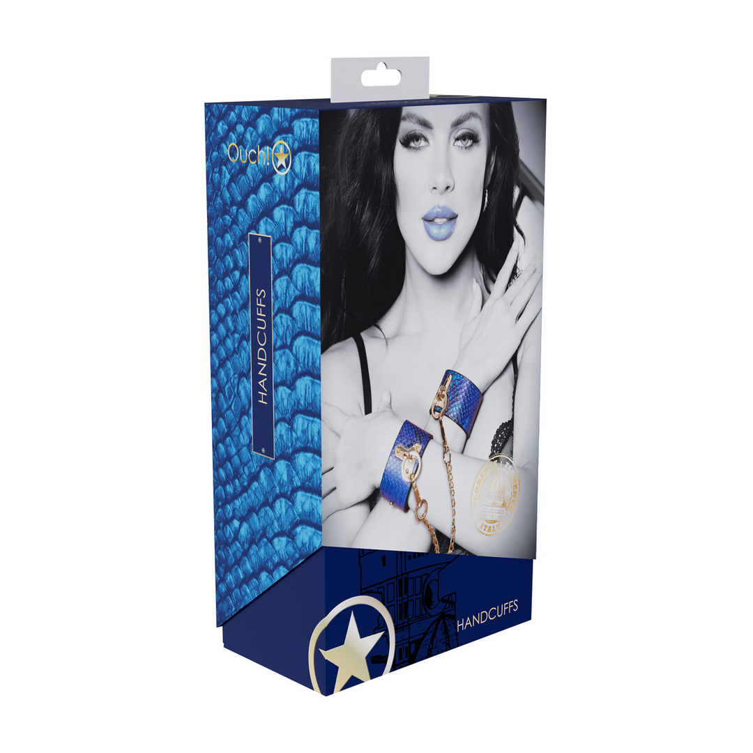 Florence Collection - Handcuffs - Blue - obrazek 3