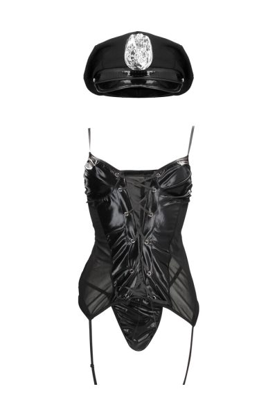 Police Costume S/M Black
