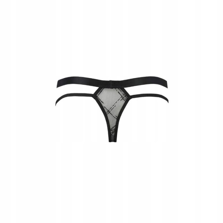 029 THONG COLLIN black S/M - Passion - obrazek 2