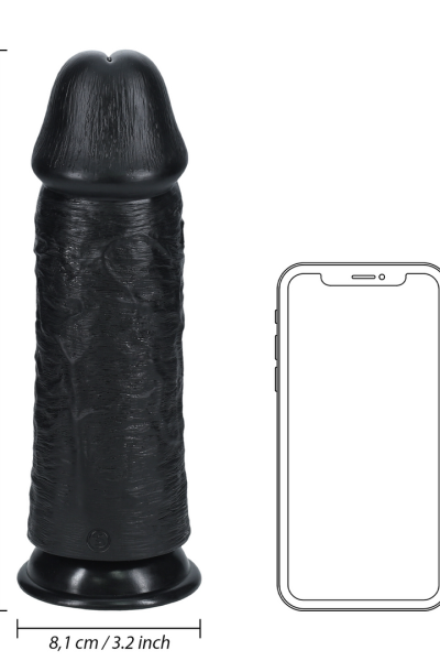 Extra Thick Straight without Balls 10 / 25,4 cm – Black