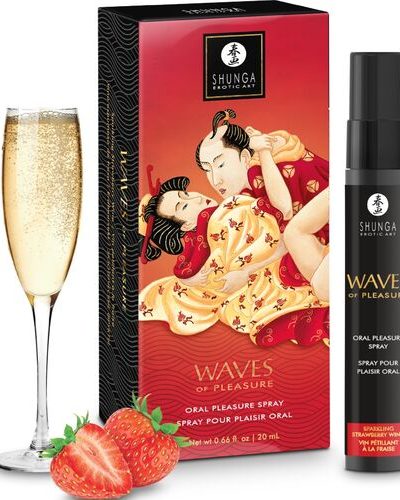 SHUNGA – WAVES PLEASURE SPRAY ORAL SEDUCTIVE STRAWBERRY 20 ML