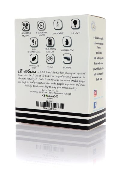 Stymulator – Swan massager, interchangeable heads – USB 9 Functions / APP Mobile