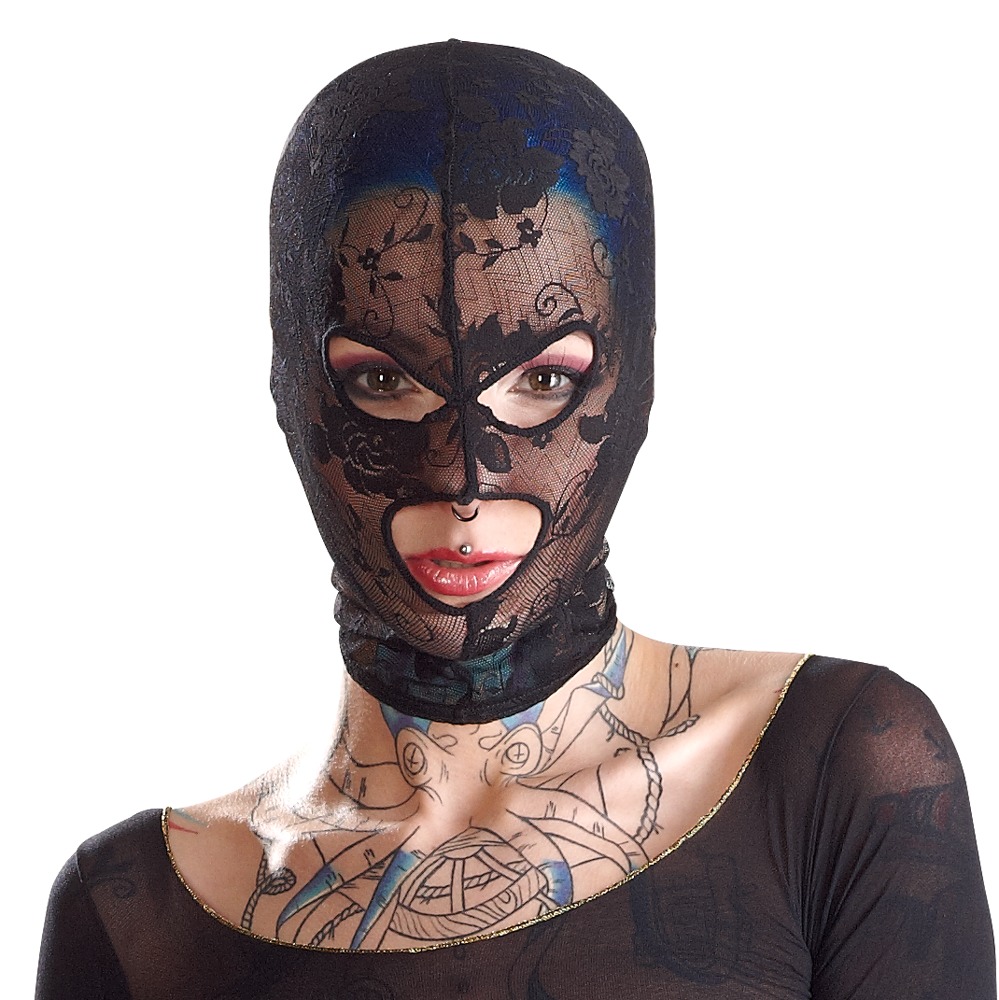 Bad Kitty – Koronkowa Maska na Całą Głowę - obrazek 4