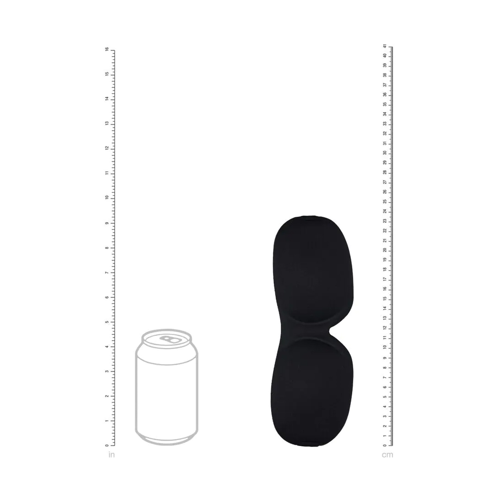 3D Mask - Black - obrazek 2