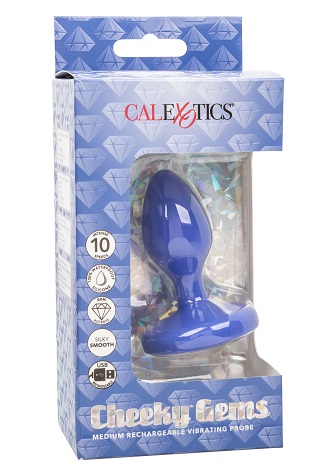 CalExotics Cheeky Gems Medium Rechargeable Vibrating Probe (Kopia)