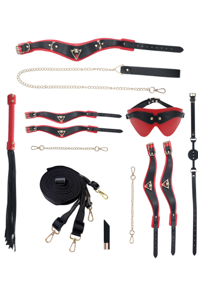 Milan Collection – Kit with Bag – Black/Red