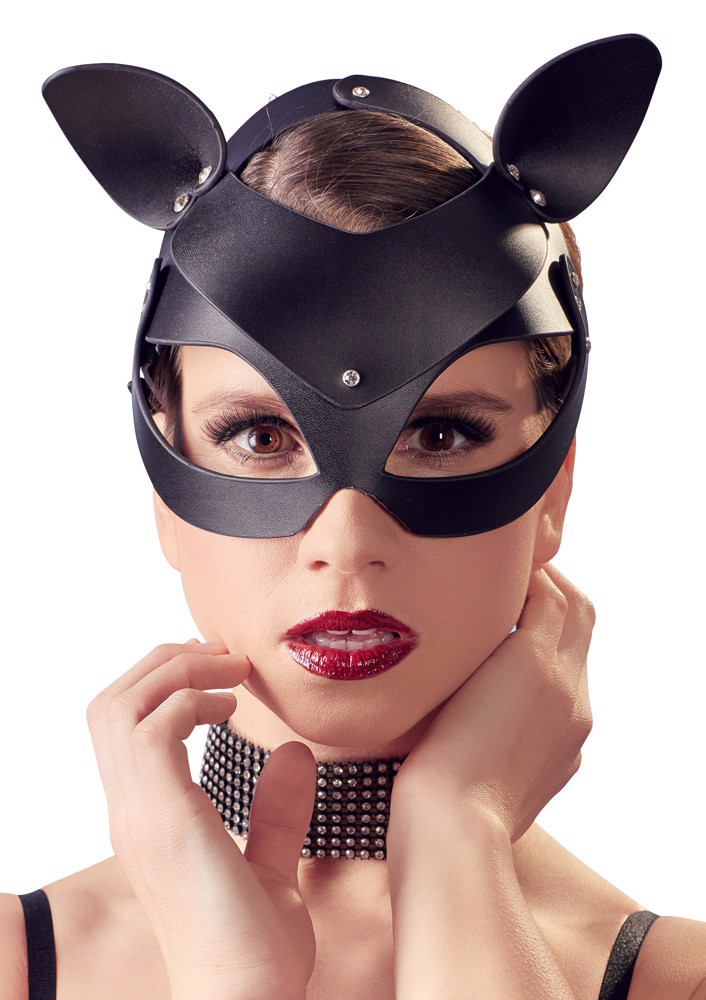 Maska Bad Kitty Cat Mask Rhinestones
