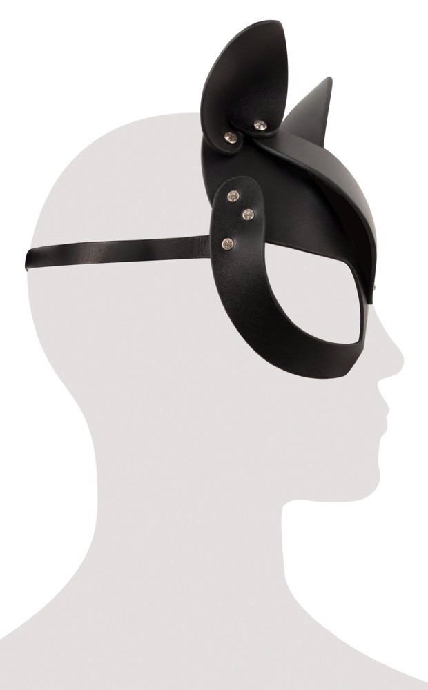 Maska Bad Kitty Cat Mask Rhinestones - obrazek 2