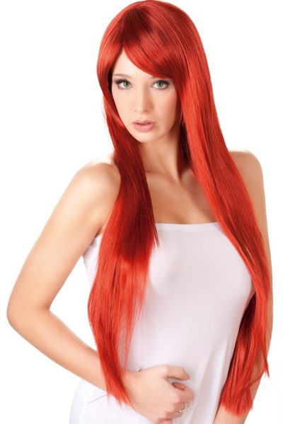 Long Straight Red Wig