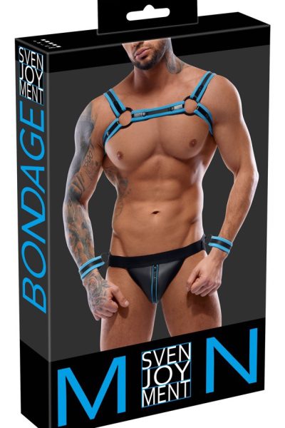 Men’s Jock set black/blue M