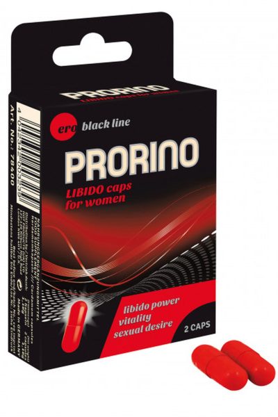 Supl.diety-PRORINO Women- 2pcs black line Libido Caps