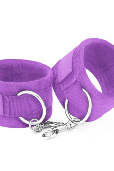 TOUGH LOVE VELCRO HANDCUFFS WITH EXTRA 40CM CHAIN CRUSHIOUS PINK (Kopia)