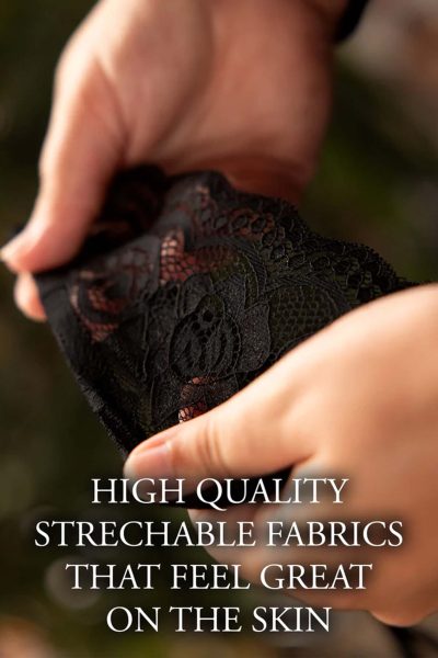 ZoÃ© – Elastic Lace Brief with Back Lacing