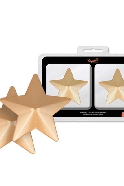 COQUETTE CHIC DESIRE – NIPPLE COVERS GOLDEN STARS