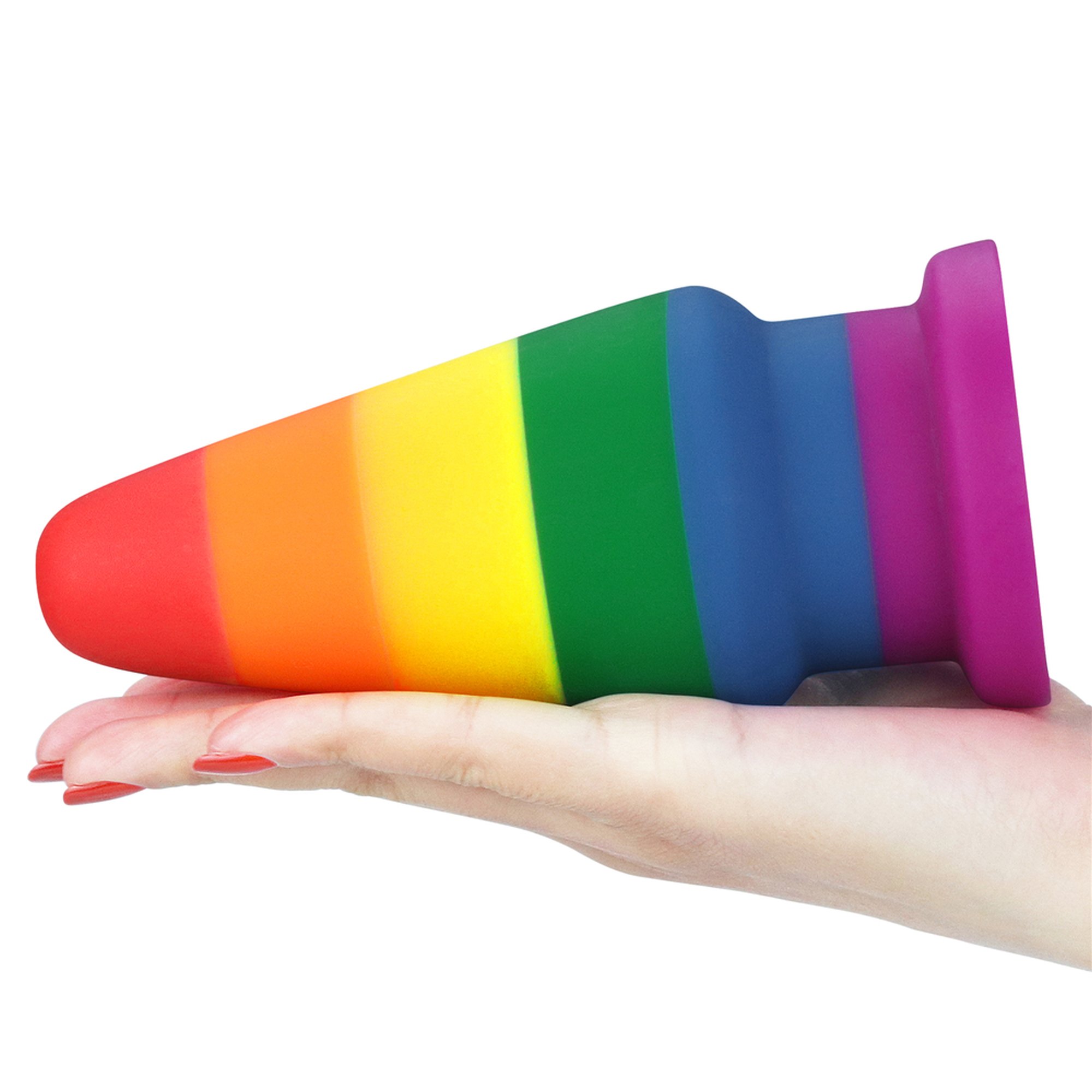 Prider Anal Plug 6" Colorful - obrazek 6