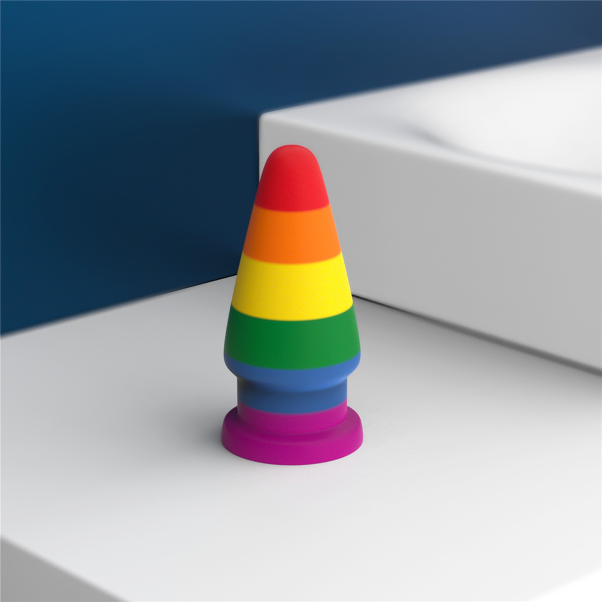 Prider Anal Plug 6" Colorful - obrazek 4