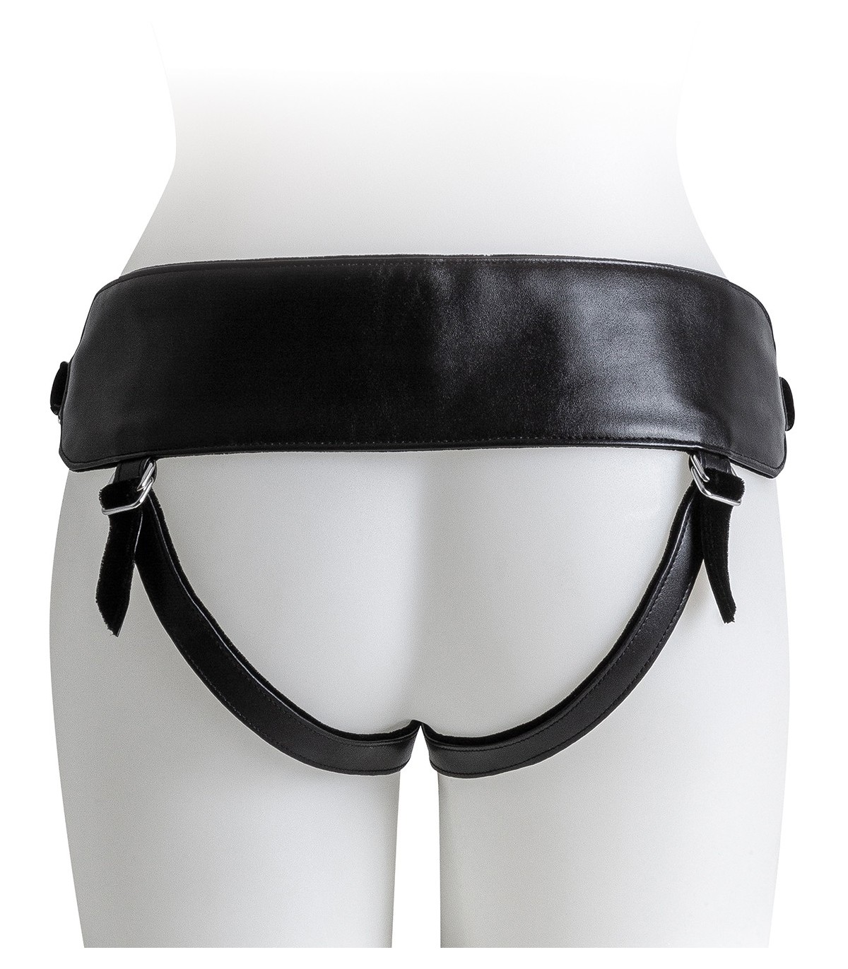 HARNESS WITH BLACK DILDO SIZE S - obrazek 4