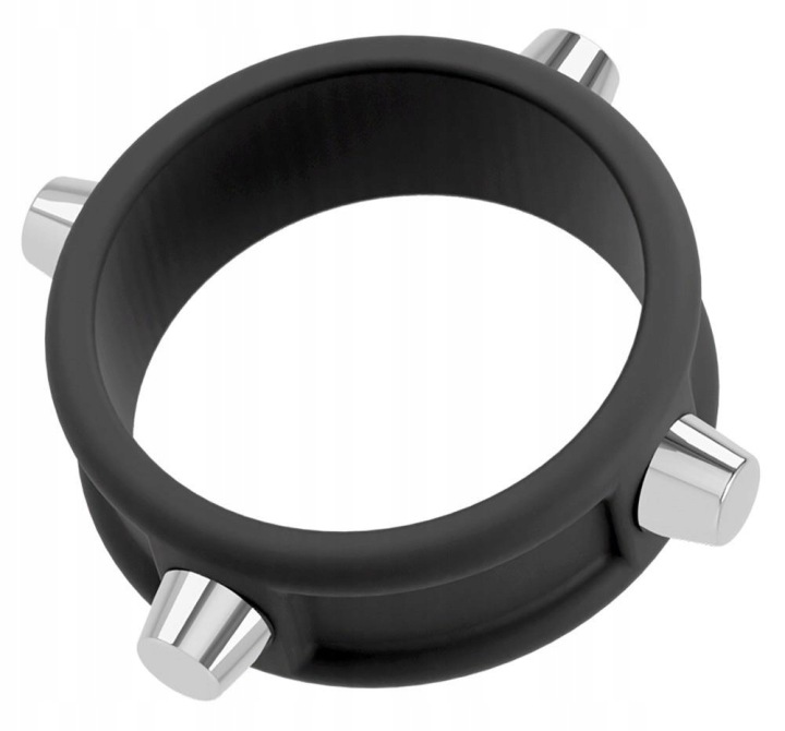 Rebel Cock Ring w Studs - obrazek 8