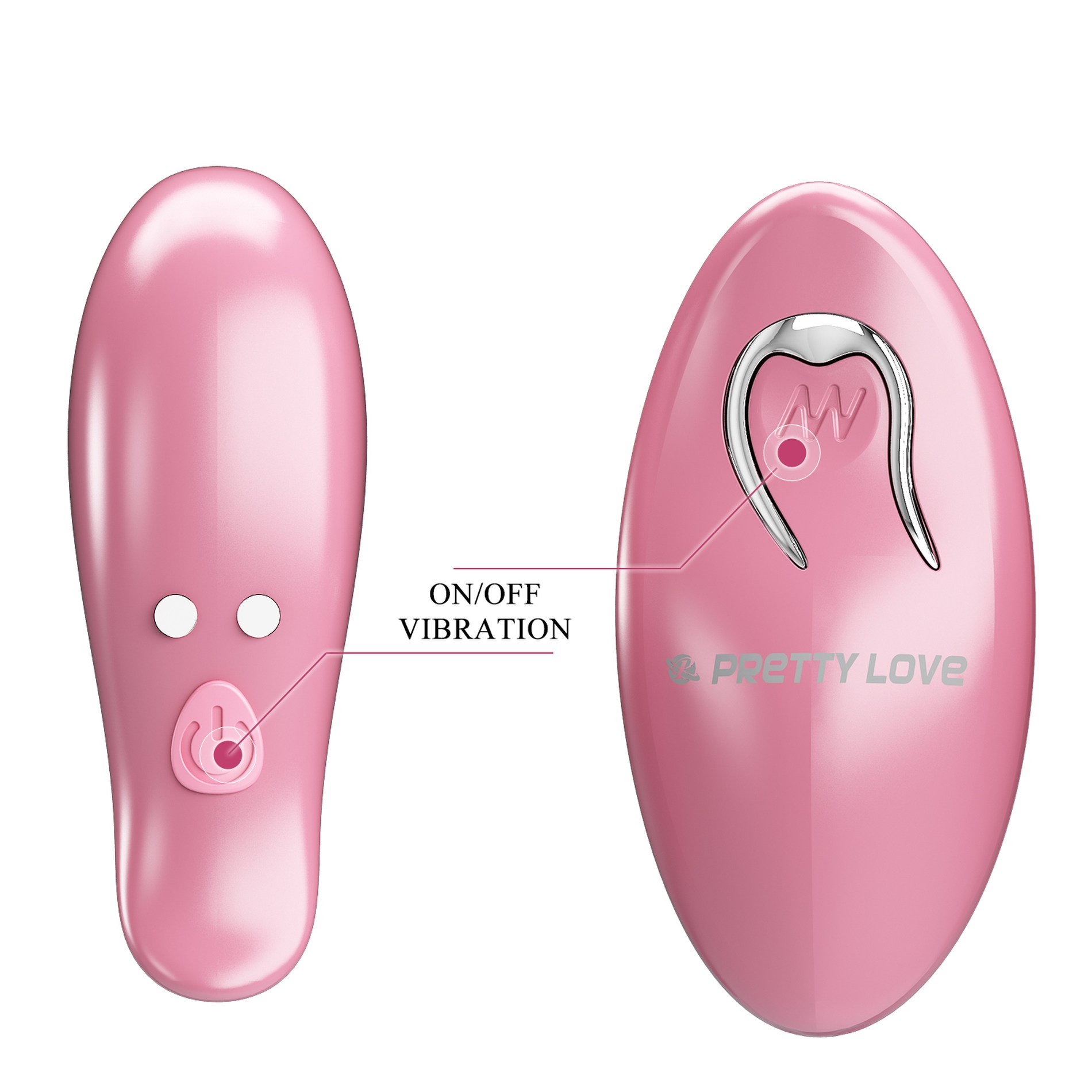 PRETTY LOVE - CAYLEY, WATERPROOF, ABS, 10 VIBRATIONS, REMOTE CONTROL - obrazek 4