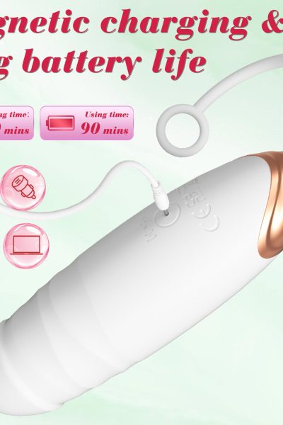Vibrating Silicone Love EGG USB 7 vibration  White