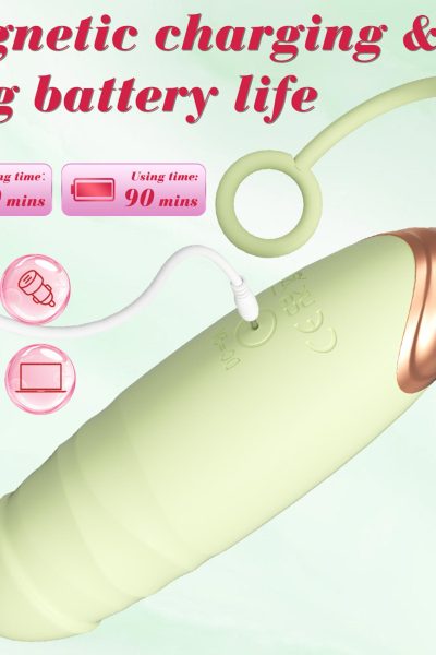 Vibrating Silicone Love EGG USB 7 vibration  Green