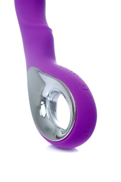 Vibrator G-spot 10 functions USB Purple