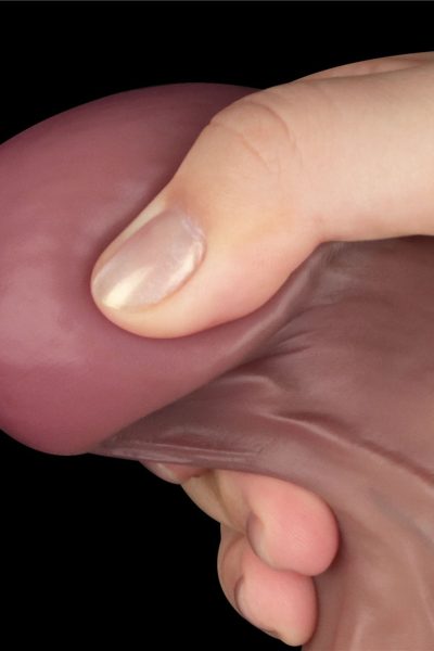 14.5″” Dual Layered Bendable Silicone Cock XXL(Flesh)