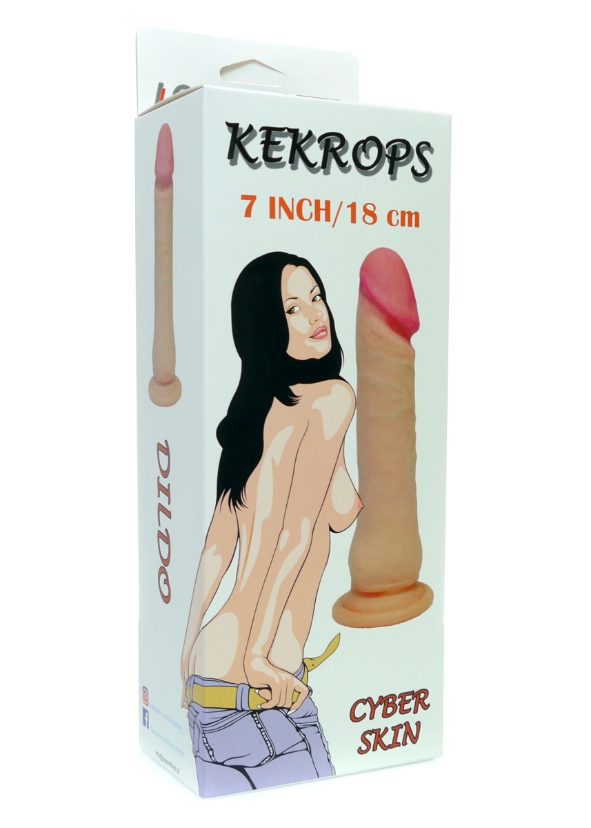 Dildo-KEKROPS-LOVECLONEX 7""-flexible - obrazek 3