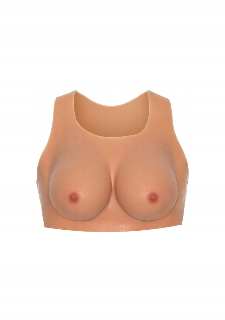 Gorset z Realistycznymi Piersiami Silikonowymi – Wearable Breasts Top (Miseczka C) - obrazek 5