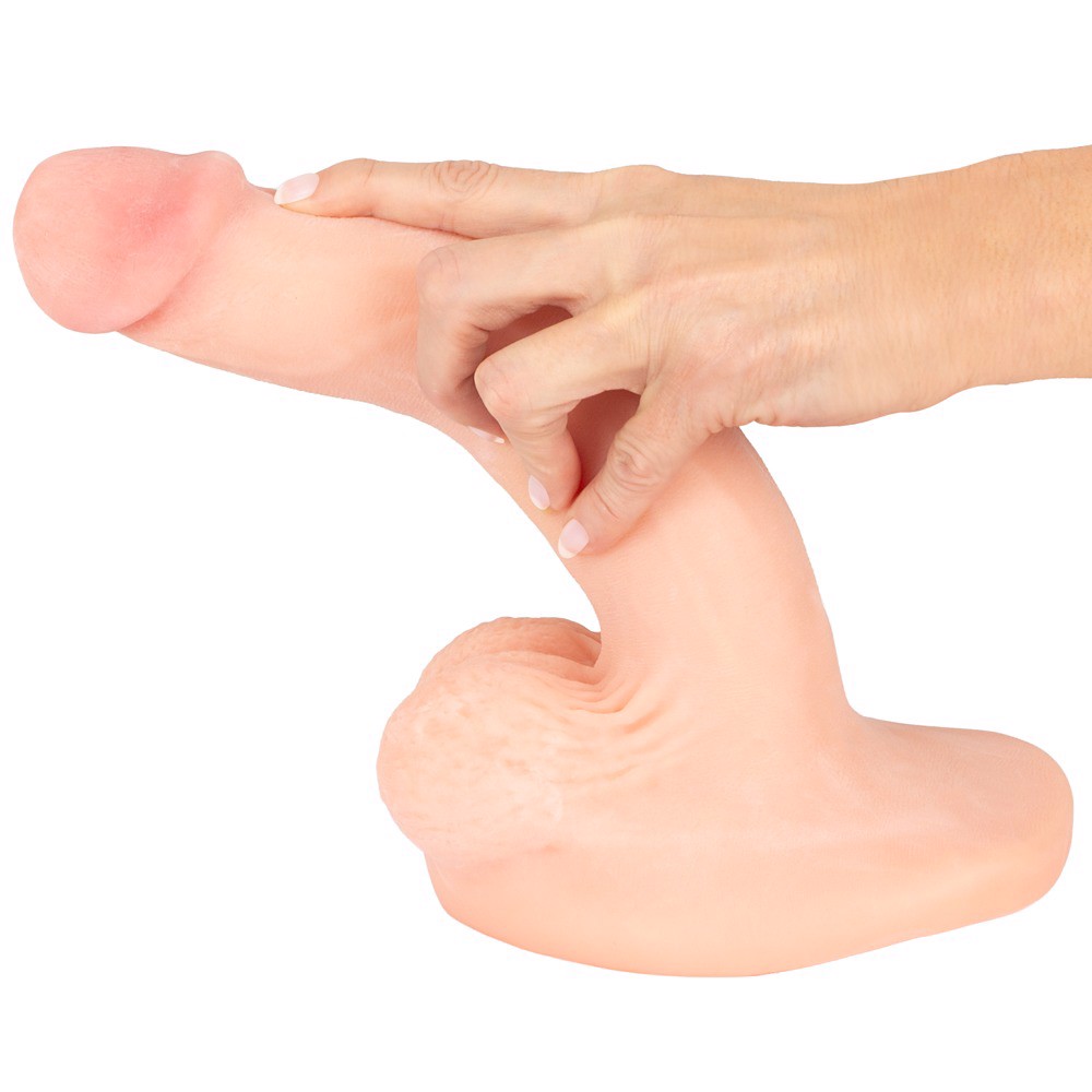 Nature Skin 3in1 Extension – Realistyczne Dildo, Masturbator i Nakładka w Jednym (31 cm) - obrazek 2