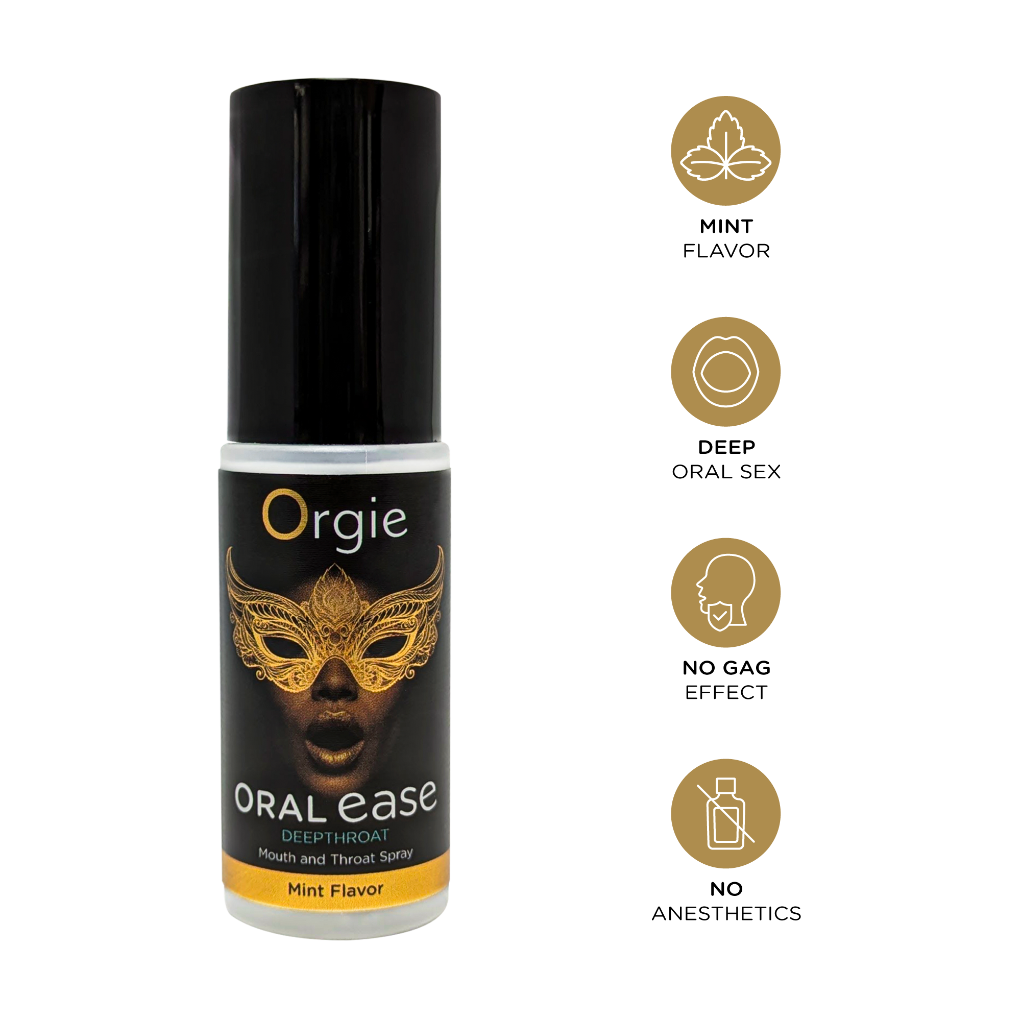 Orgie Oral Ease Deepthroat - Mouth and Throat Spray - obrazek 3