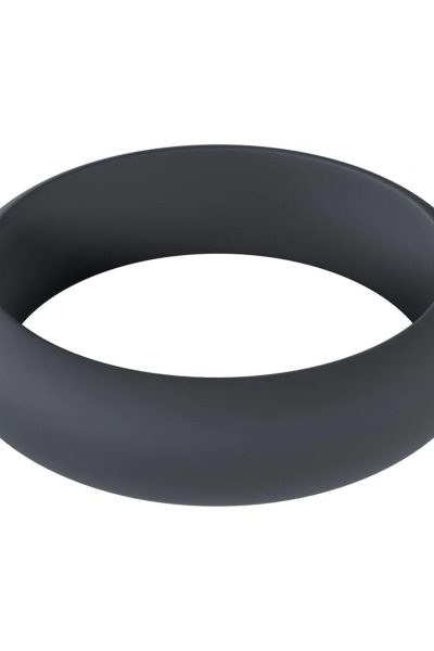 Wide O Silicone Cockring – L – 42mm – Black