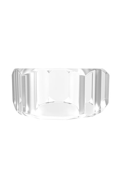 Nust Bolts Cock Ring-Clear