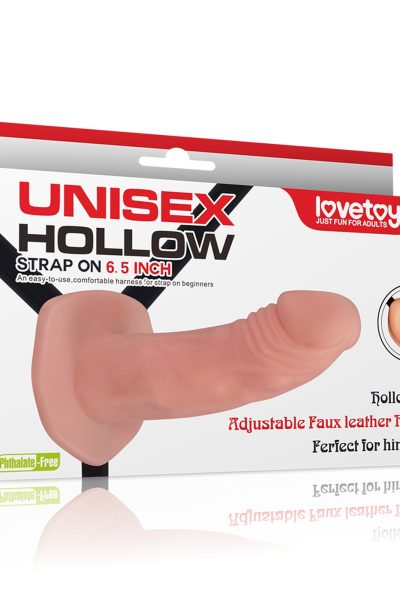LOVETOY Unisex Hollow Strap On bez wibracji