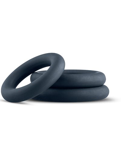 3-Piece Cock Ring Set – Grey