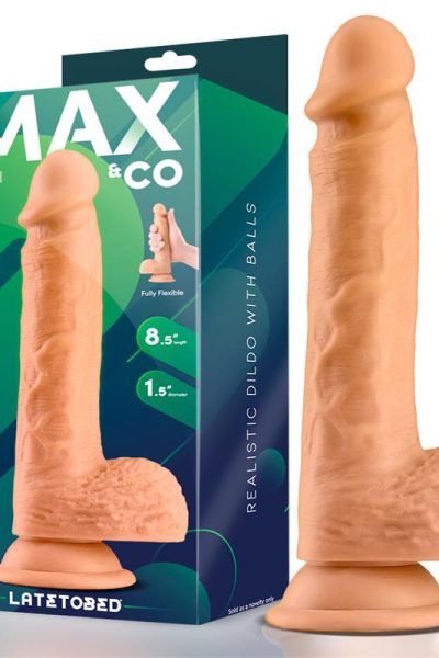 Dean Realistic Dildo with Testicles 8.5 Flesh