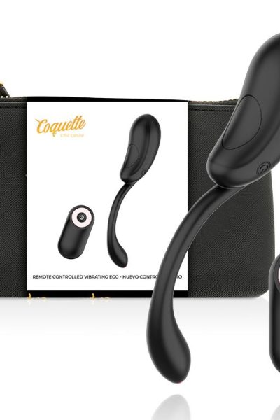 COQUETTE CHIC DESIRE – VIBRATING EGG REMOTE CONTROL RECHARGEABLE BLACK/ GOLD