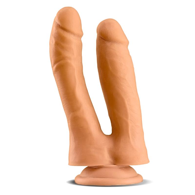 Twin Double Realistic Dildo 7.1 Flesh - obrazek 4