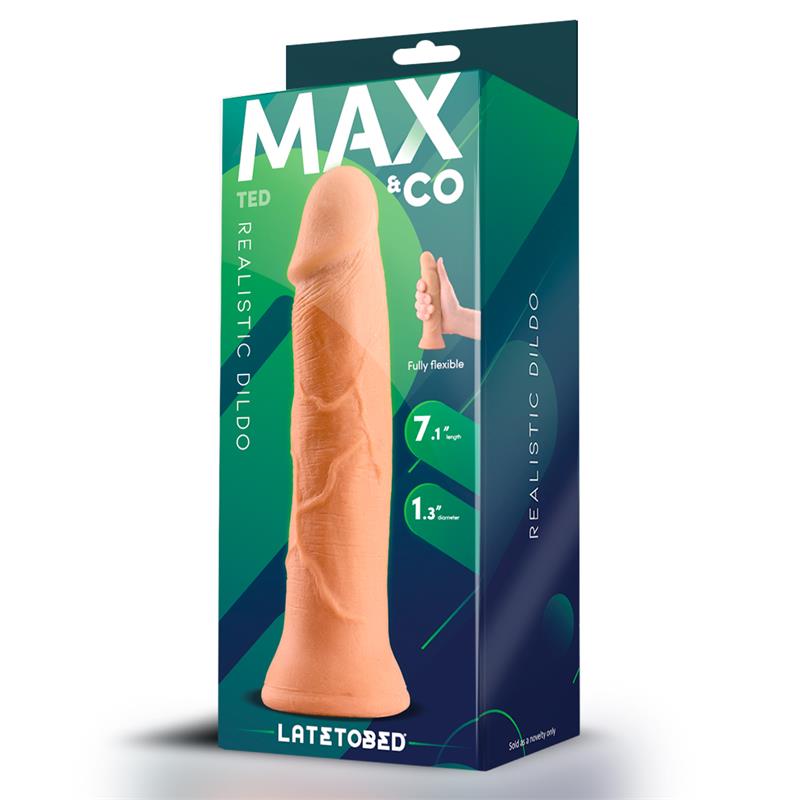Ted Realistic Dildo 7.1 Flesh - obrazek 4