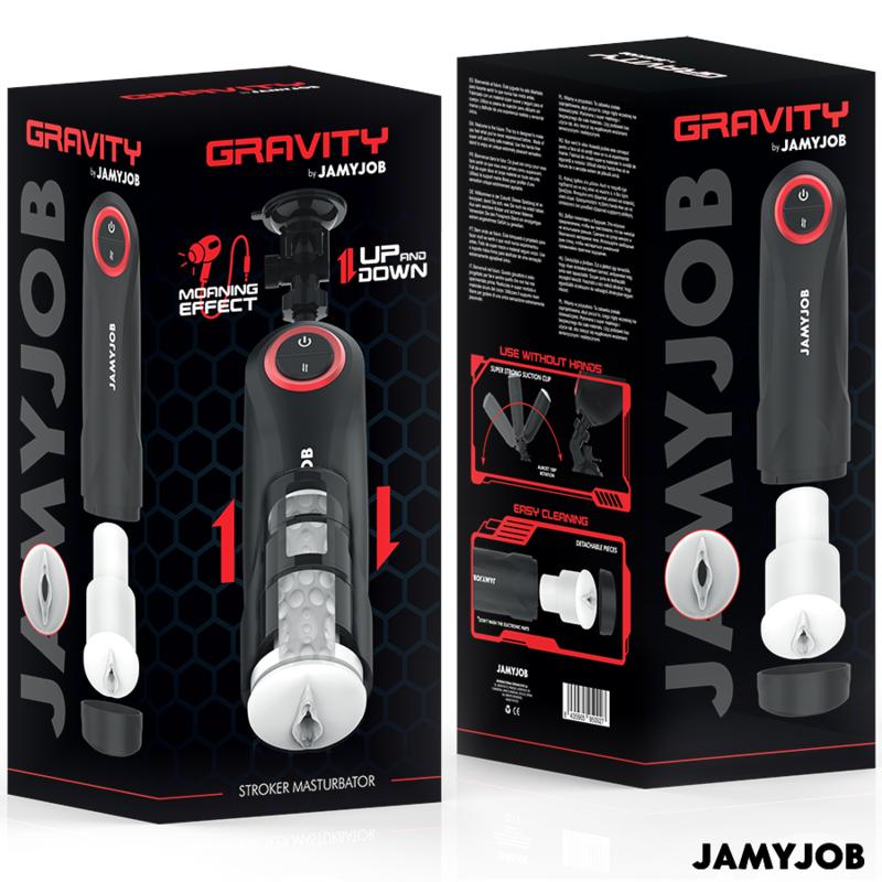 JAMYJOB - GRAVITY AUTOMATIC VAGINA MASTURBATOR 5 THRUSTING MODES AND SOUND EFFECT - obrazek 6