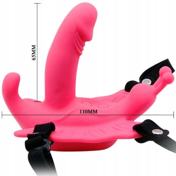 MOTYLEK Z WIBRUJĄCYM PENISEM ULTRA PASSIONATE - obrazek 4