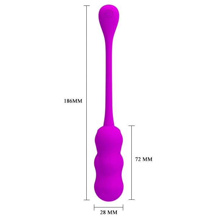 PRETTY LOVE -LESHY, 12 vibration functions Wireless remote control - obrazek 3